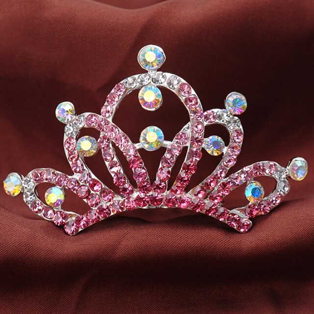  Gemstone & Crystal / Rhinestone / Alloy Tiaras / Headpiece with Crystal 1 Special Occasion / Party / Evening / Casual Headpiece