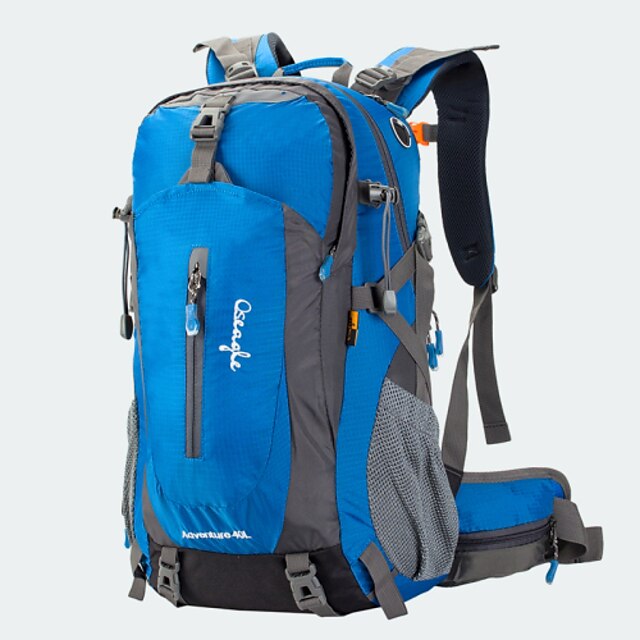  OSEAGLE Hiking Backpack Cycling Backpack Travel Duffel 40 L - Multifunctional Waterproof Rain Waterproof Wearable Outdoor Camping / Hiking Climbing Traveling Terylene Mesh Nylon Red Blue Light Green