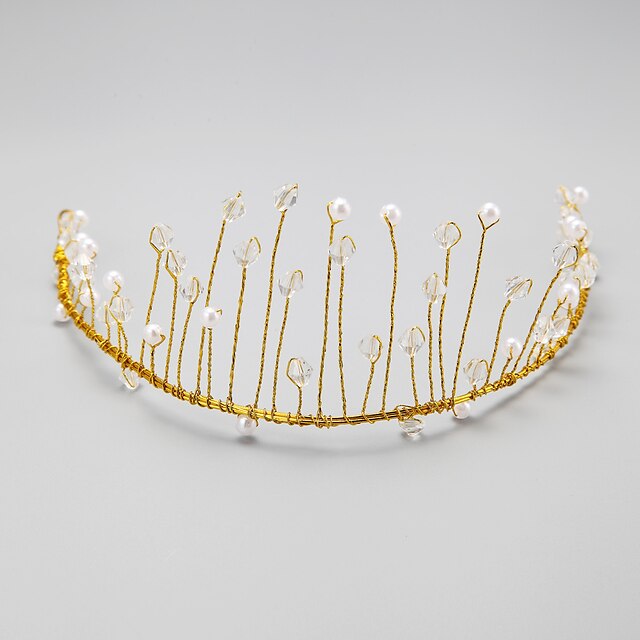  Pearl Imitation Pearl Alloy Headbands Headpiece Classical Feminine Style