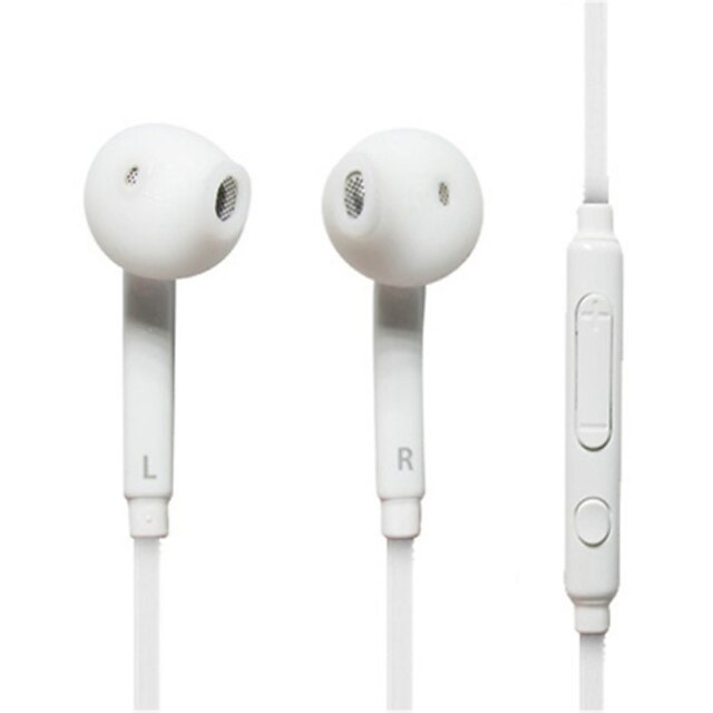  3,5 mm bedrade in-ear oortelefoon bedrade mobiele telefoon met microfoon met volumeregeling