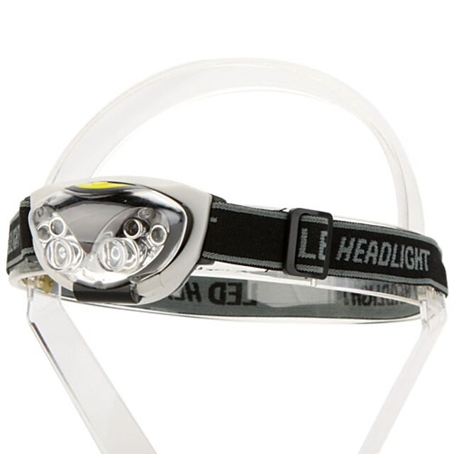  Fényszóró Szíj 1200 lm LED Sugárzók 3 világítás mód Kempingezés / Túrázás / Barlangászat Mindennapokra Kerékpározás Fekete