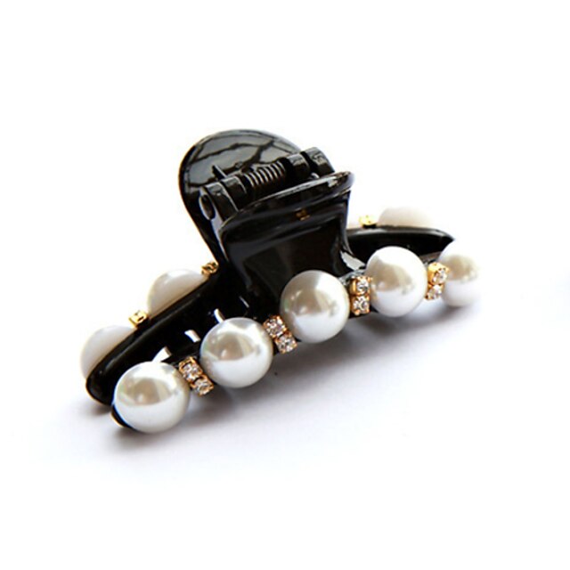  Women's Imitation Pearl/Plastic Headpiece - Casual/Outdoor Hair Claws 1 Piece