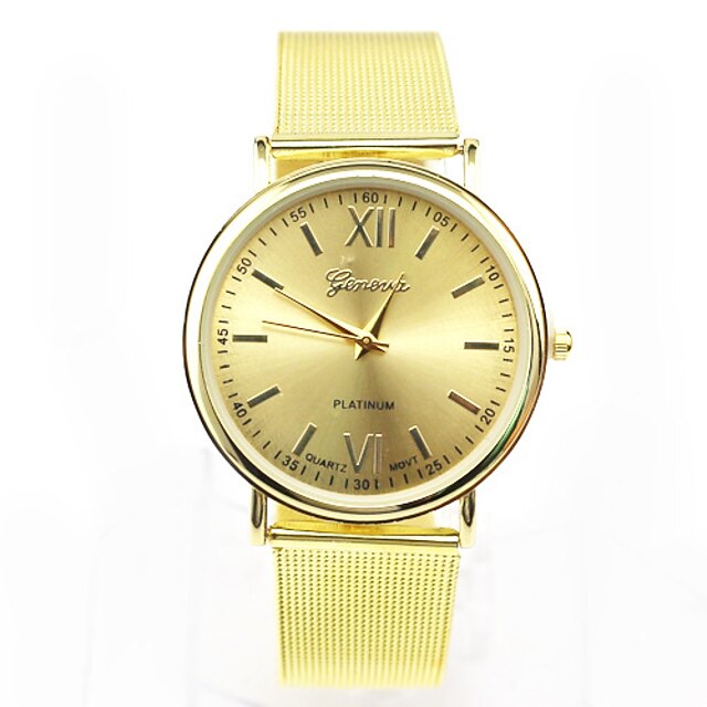  Men And Woman Alloy Mesh Belt Fashion Watches Wrist Watch Cool Watch Unique Watch