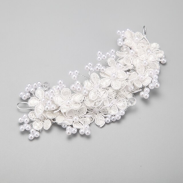  Crystal / Imitation Pearl / Alloy Flowers with 1 Wedding / Special Occasion Headpiece