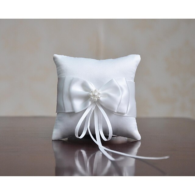  Ring Pillow Satin Asian Theme/Classic Theme/Fairytale Theme/Butterfly Theme With Ribbons/Bow/Faux Pearl