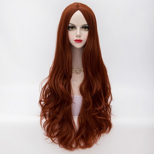  Synthetic Wig Wavy / Loose Wave Synthetic Hair Wig Women's Capless