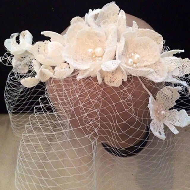  Rhinestone Birdcage Veils with 1 Wedding / Special Occasion Headpiece