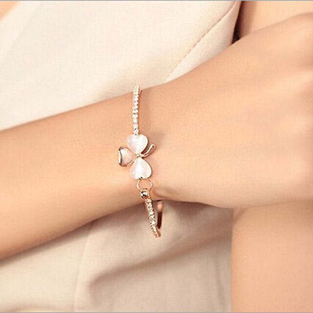  Chain Bracelet - Opal Bowknot Luxury, Casual Bracelet Gold Bowknot For