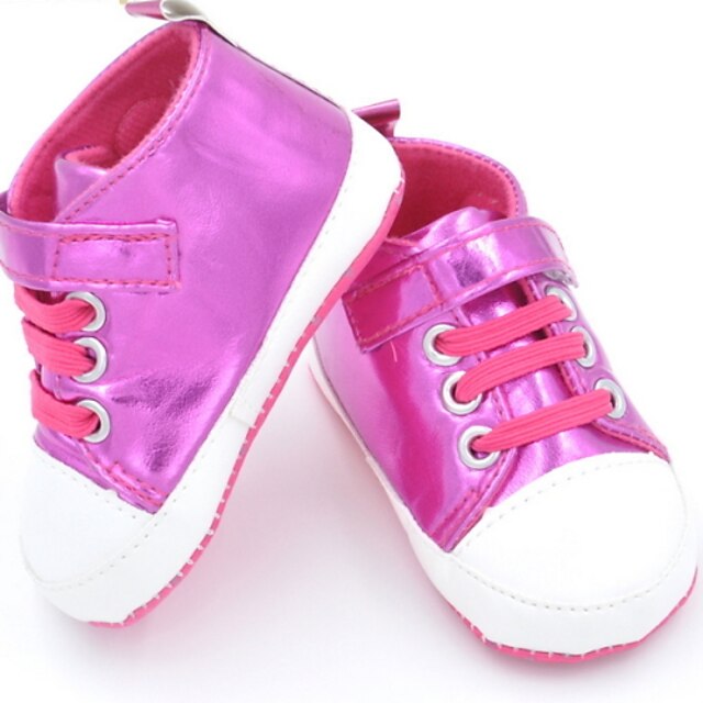  Garçon-Décontracté-Rose / Rouge / ArgentPremières Chaussures-Ballerines-Toile