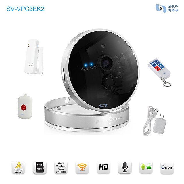  snov® box IP kamera 720p éjjellátó IR-cut nappal este mozgásérzékelés wifi vezeték nélküli