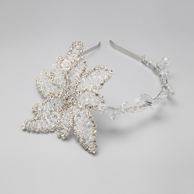  Rhinestone / Alloy Headbands with 1 Wedding / Special Occasion Headpiece