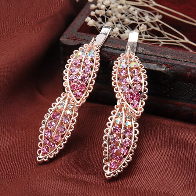  Women's Rhinestone/Alloy Leaves Headpiece - Special Occasion/Casual Hair Pin 1 Piece