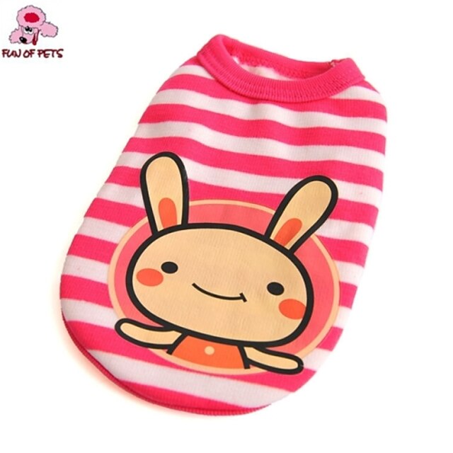  Cat Dog Shirt / T-Shirt Cartoon Casual / Daily Dog Clothes Puppy Clothes Dog Outfits Pink Costume for Girl and Boy Dog Cotton 6 8 4