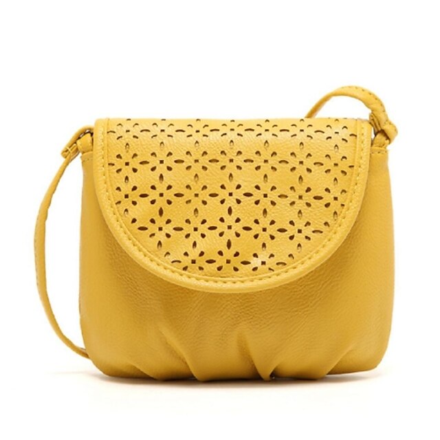  Women Bags PU leatherette Shoulder Bag for Casual Fall All Seasons Yellow