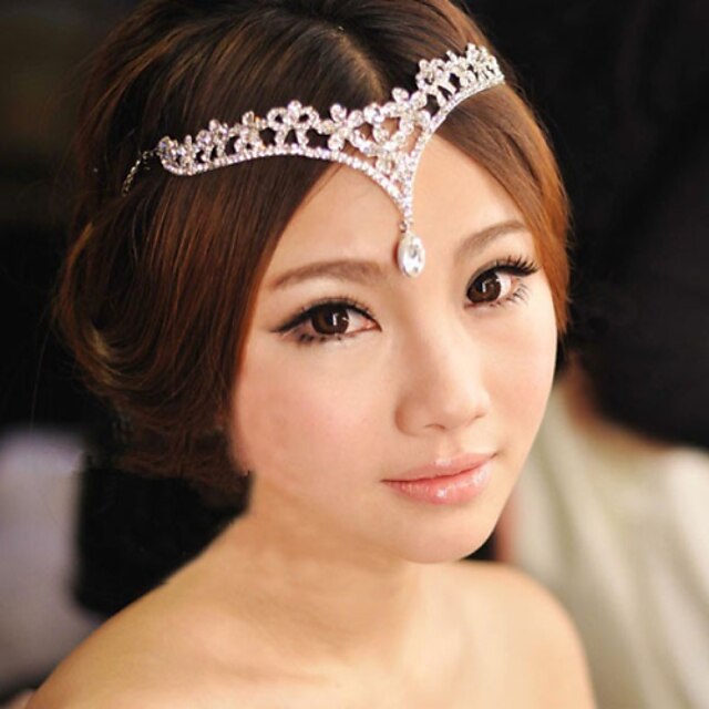  Alloy Head Chain with 1 Wedding / Special Occasion Headpiece