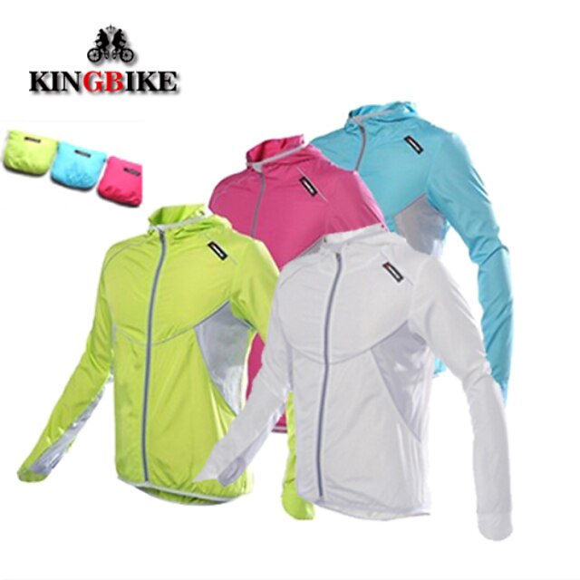 Kingbike Cycling Jacket Women's Men's Kid's Unisex Long Sleeve BikeBreathable Quick Dry Windproof Ultraviolet Resistant Anti-Insect