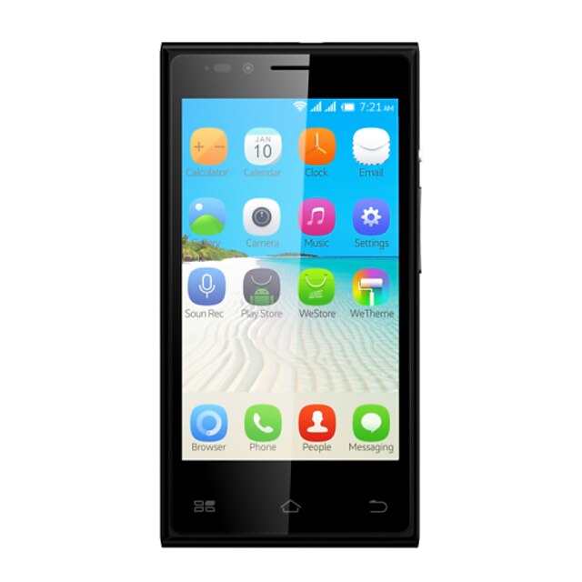  BQ® S38 RAM 512MB + ROM 4GB Android 4.4 3G Smartphone With 4.0'' Screen, 3Mp Back Camera, Dual SIM, 1500mAh Battry