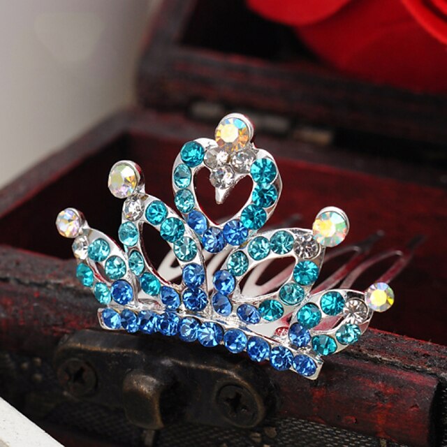  Gemstone & Crystal / Rhinestone / Alloy Tiaras / Headpiece with Crystal 1 Special Occasion / Party / Evening / Casual Headpiece