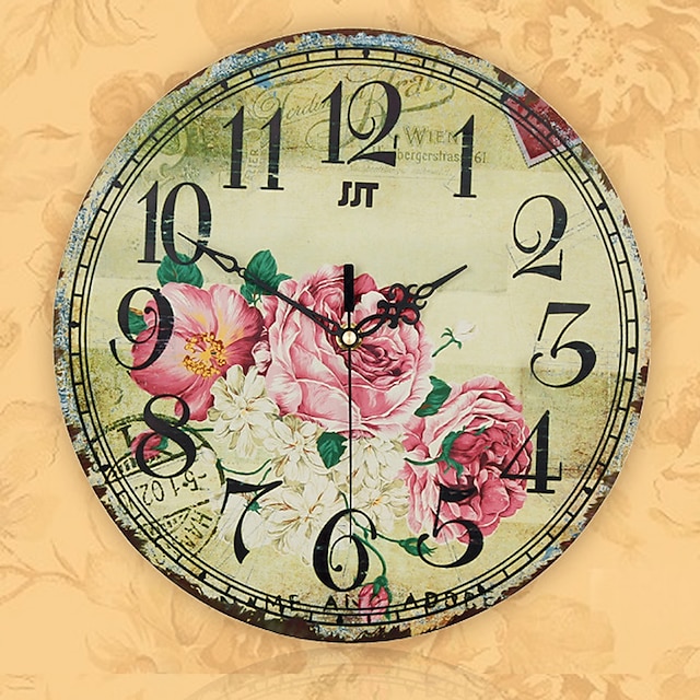  Style Creative Stylish Riches And Honor Decorative Mute Wall Clock