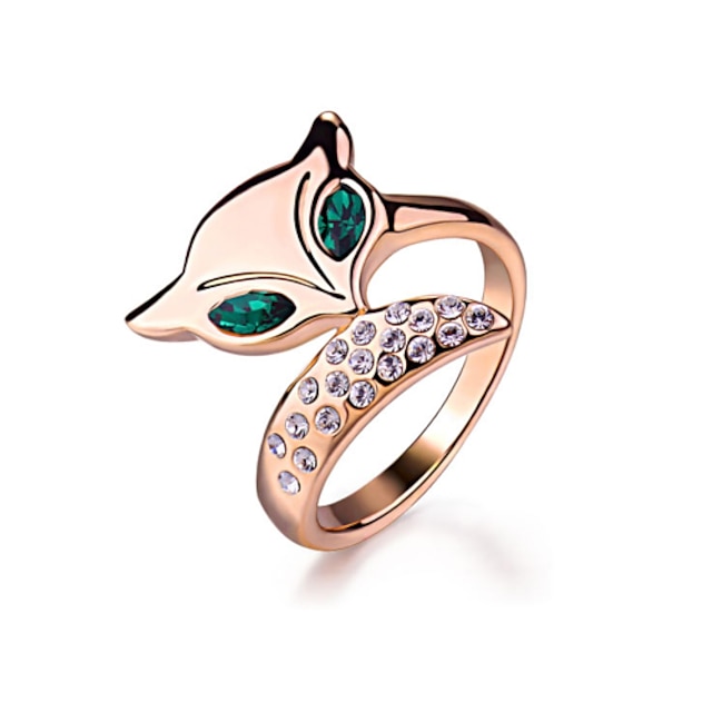  Women's Statement Ring Synthetic Emerald Alloy Evil Eye / Animal Personalized / Fashion Party Costume Jewelry
