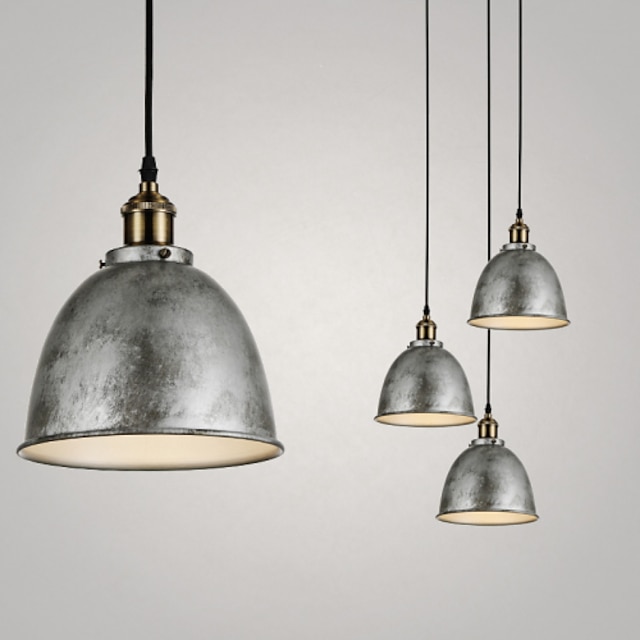 Lights & Lighting Pendant Lights | 1-Light 21cm (8.3 inch) Mini Style Pendant Light Metal Bowl Painted Finishes Modern Contempor