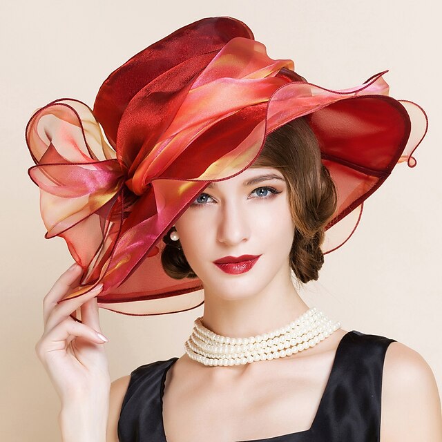  Women's Organza Headpiece - Wedding/Special Occasion Hats 1 Piece