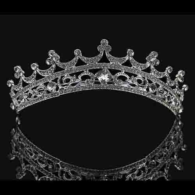  Rhinestone / Alloy Tiaras with 1 Wedding Headpiece