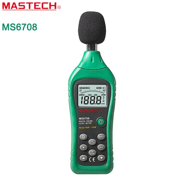  MASTECH-ms6708 indicateur de niveau sonore numérique