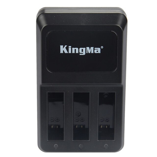  Kingma 3 port sport kamera USB töltő GoPro hős 4 szeletkét fekete ahdbt-401 akkumulátor