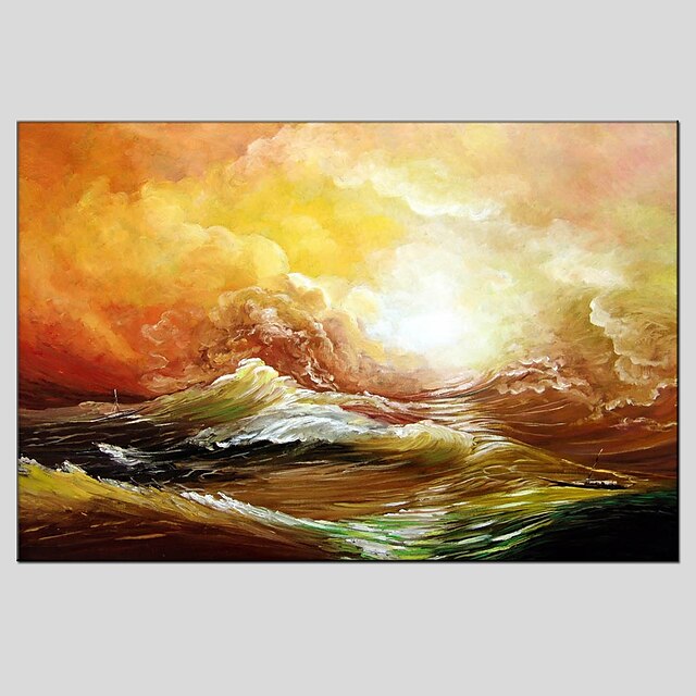  Oil Painting Hand Painted - Landscape European Style Modern Canvas