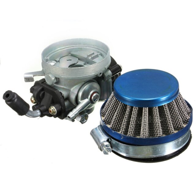  Carb Carburetor+Air Filter For 2 Stroke Motorized Pocket Bike Mini Motor