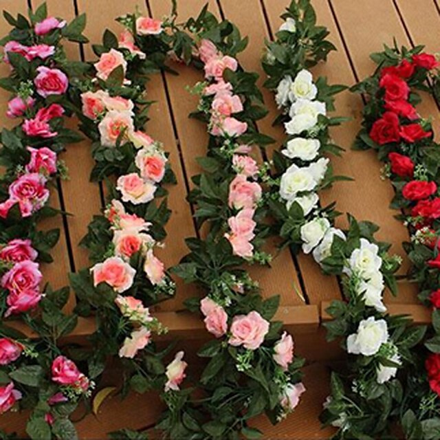  פלסטיק פרחי חתונה גפן פרחים לשולחן גפן 1