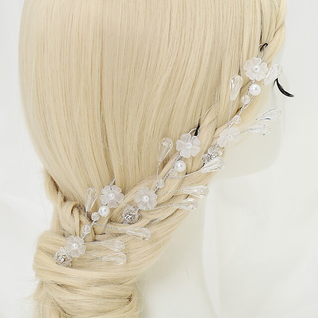  Cristal / Imitation de perle / Strass Épingle à cheveux avec 1 Mariage / Occasion spéciale Casque