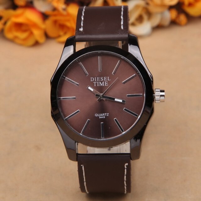  Men‘s fashion leisure leather watch Cool Watch Unique Watch