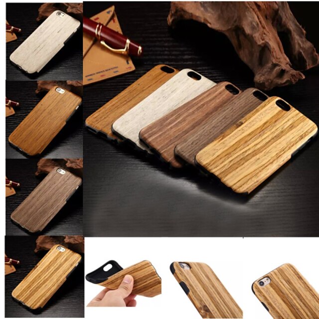  Case For iPhone 7 / iPhone 7 Plus / iPhone 6s Plus iPhone 7 Plus / iPhone 7 / iPhone 6s Plus Pattern Back Cover Wood Grain Soft TPU