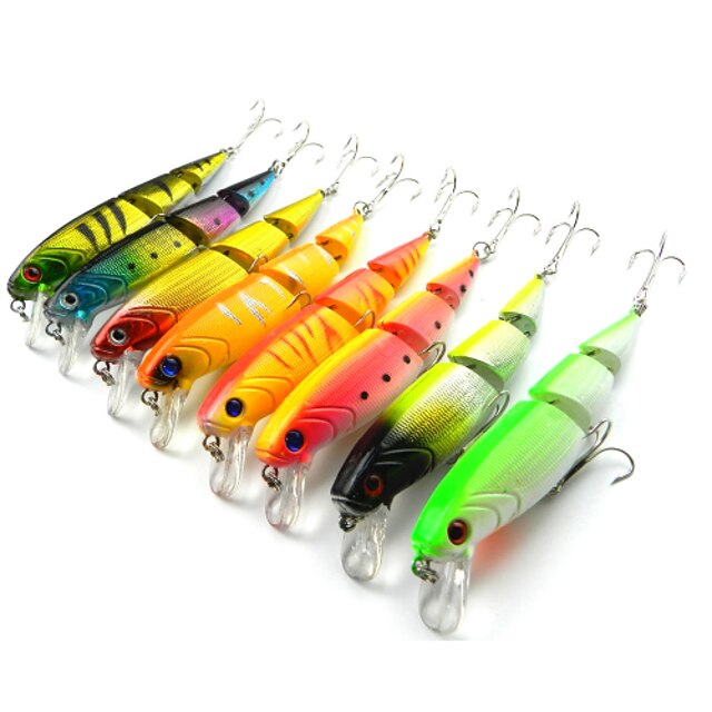  1 pcs Hard Bait Minnow Fishing Lures Hard Bait Minnow Sinking Bass Trout Pike Sea Fishing Freshwater Fishing Bass Fishing Hard Plastic