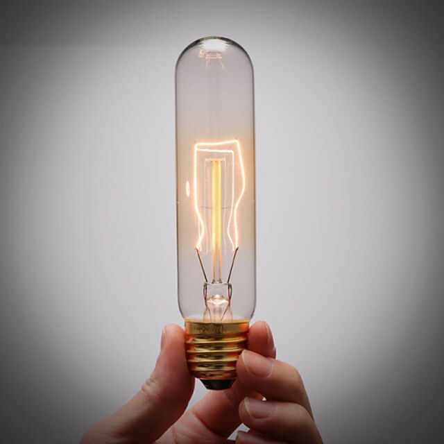  1pc 40 W E26 / E27 T10 Warm White 2300 k Incandescent Vintage Edison Light Bulb 220-240 V / 110-130 V