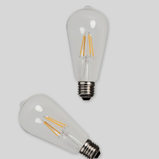  ST64 4W E27  LED Edison LED tungsten lamp bulb