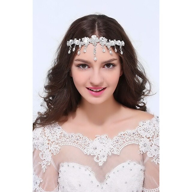  Women's Sterling Silver Alloy Headpiece - Wedding Special Occasion Casual Head Chain 1 Piece