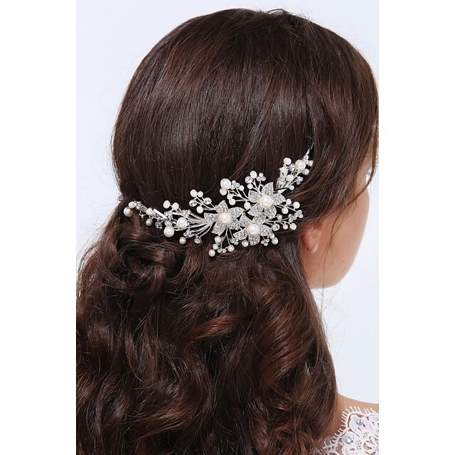  Women's Sterling Silver Alloy Headpiece-Wedding Special Occasion Casual Headbands 1 Piece