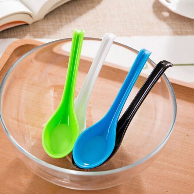  Multifunction Candy Colors Anti-shedding Spoons (Random Color)