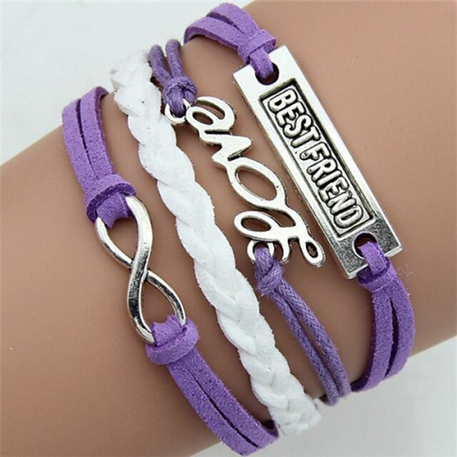  KAILA The New Fashion Women Woven  Vintage / Cute / Party / Casual Alloy / Fabric / Leather Braided/Cord Bracelet