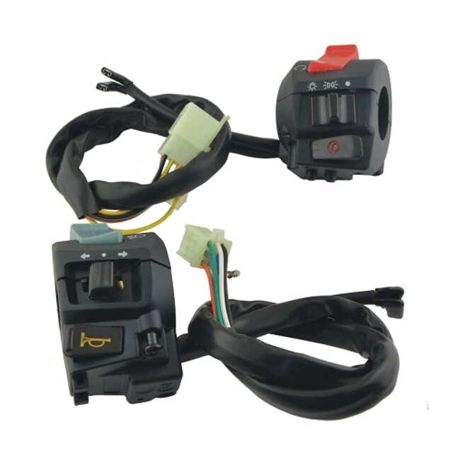  Motorcycle Left Right Handle Bar Electrical Switch for CG DC 12V