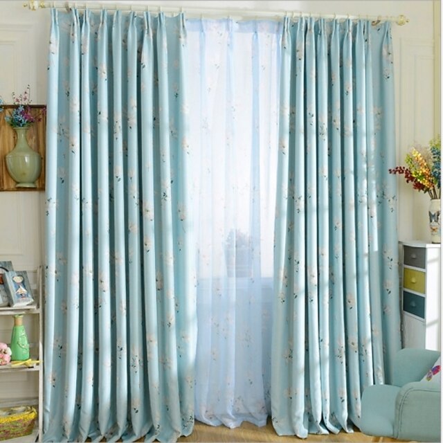  Custom Made Blackout Blackout Curtains Drapes Two Panels For Living Room