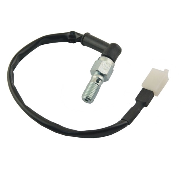  Motorcycle Hydraulic Brake Lamp Switch 1.25mm Screw - Black