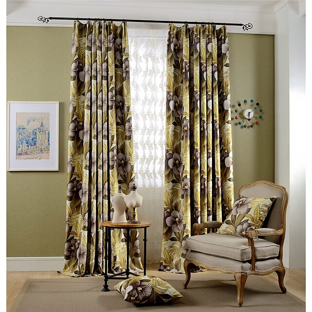  Custom Made Blackout Blackout Curtains Drapes Two Panels 2*(72W×84