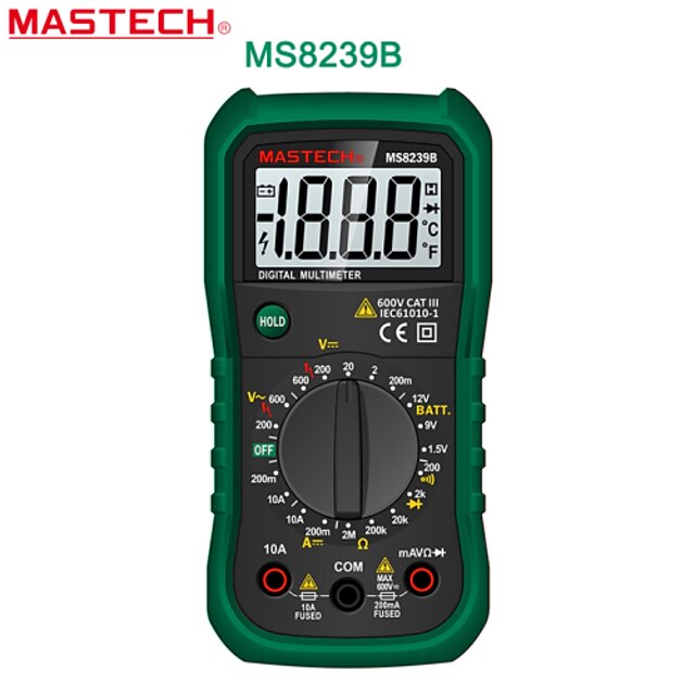  Multímetros - mastech - ms8239B - Tela Digital