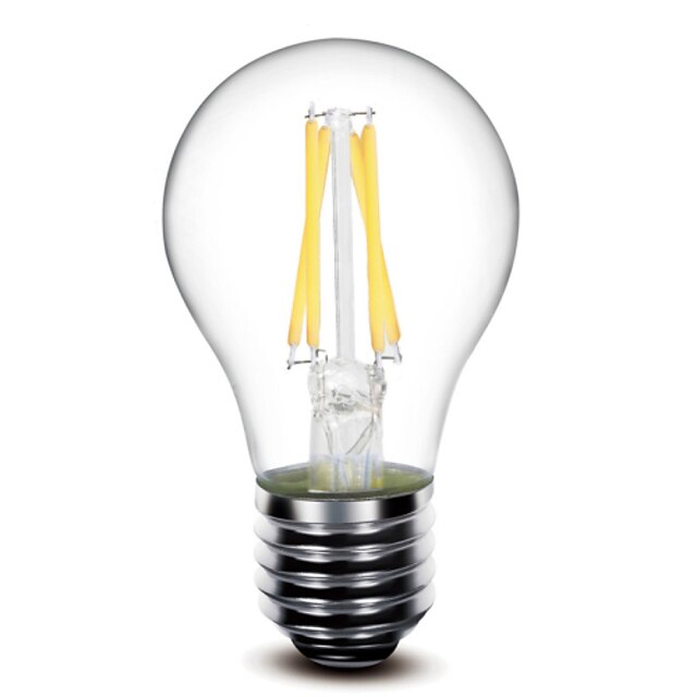  1pc Ampoules à Filament LED 400 lm E26 / E27 G60 4 Perles LED COB Intensité Réglable Blanc Chaud 220-240 V 110-130 V / 1 pièce / RoHs / LVD