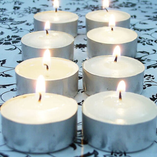  100pcs blanc bougies votives PHOTOPHORES mariage décoration de la maison
