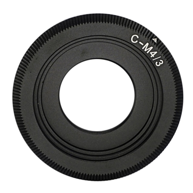  Black C mount Lens to Micro 4/3 Adapter E-P1 E-P2 E-P3 G1 GF1 GH1 G2 GF2 GH2 G3 GF3 C-M4/3